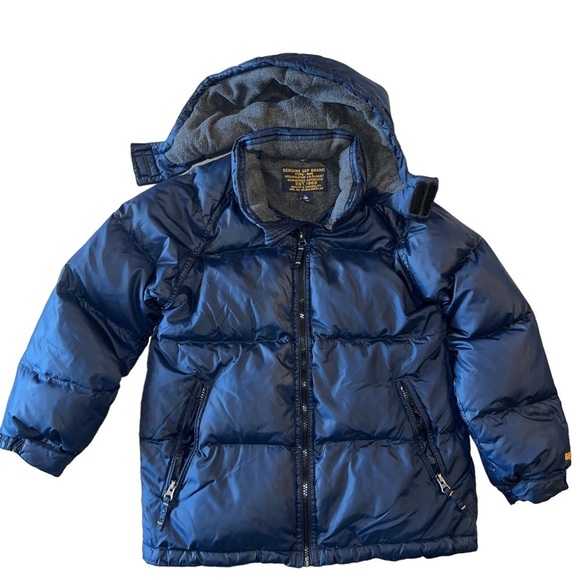 GAP Navy Warmest Down Puffer Jacket | Size 10 | EUC - Picture 1 of 6